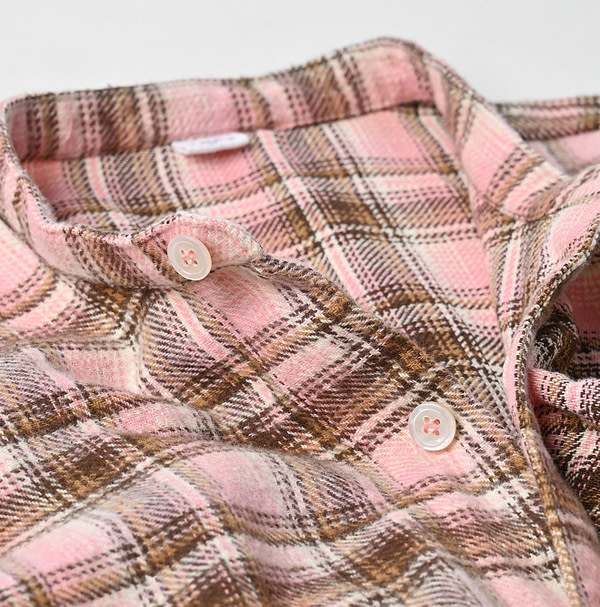 ONEONE Iroiro Indian Flannel Frill Tunic Detail