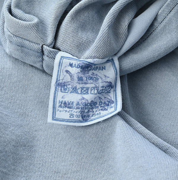 ONEONE Futatabi Okome Denim Frill Tunic Tan Detail