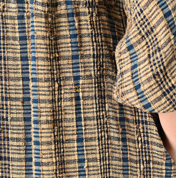 Indian Silk Tanba Cloth One-piece Detail