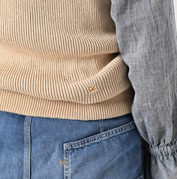 Tilden Knitsew Vest Detail