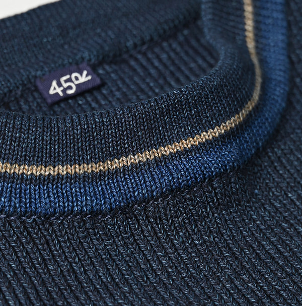 Indigo Tilden Knitsew Vest Detail