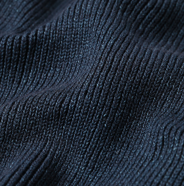 Indigo Tilden Knitsew Vest Detail