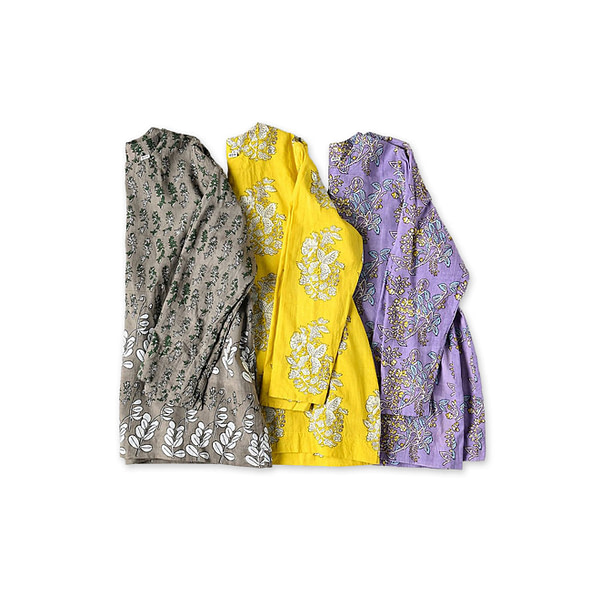 Seasonal Terms Block Print Blouse