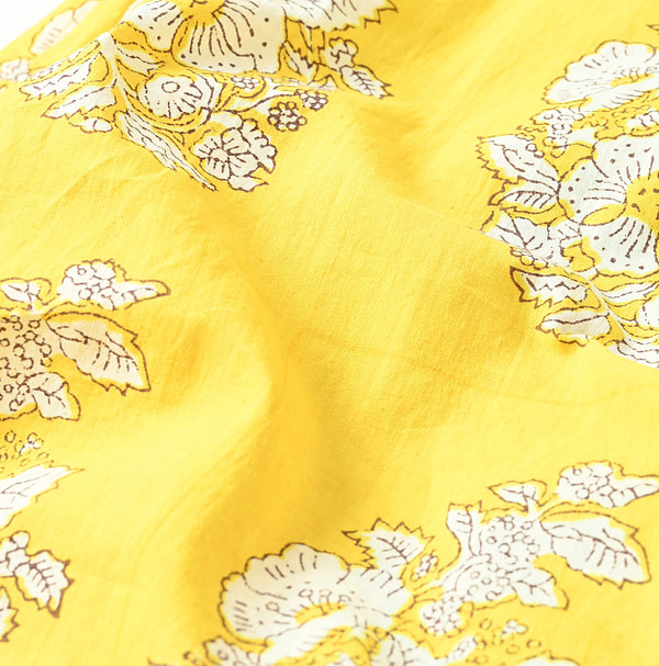 Seasonal Terms Block Print Blouse Detail