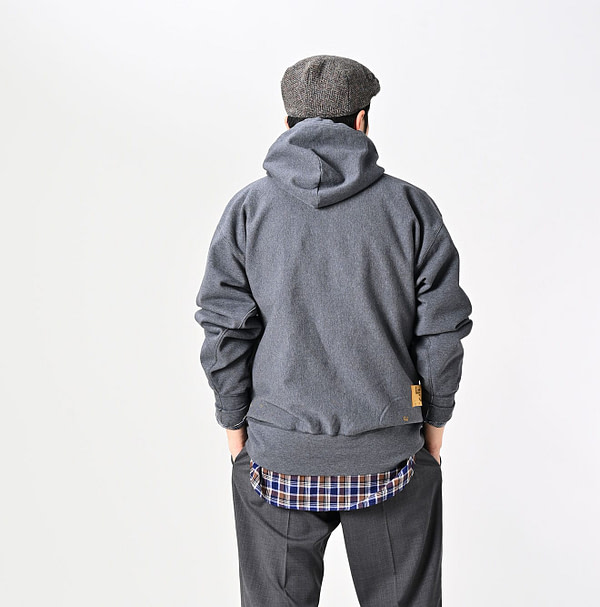 Top Bare Fleece 908 Hoodie Male Model