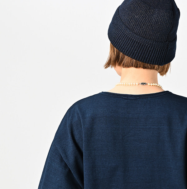 Indigo Knitsew 908 T-shirt Detail