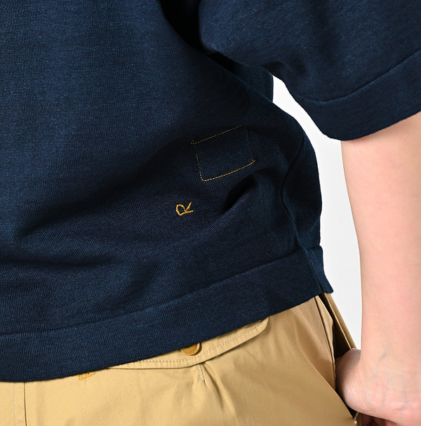 Indigo Knitsew 908 T-shirt Detail