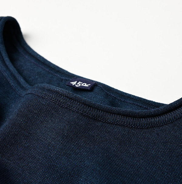 Indigo Knitsew 908 T-shirt Detail