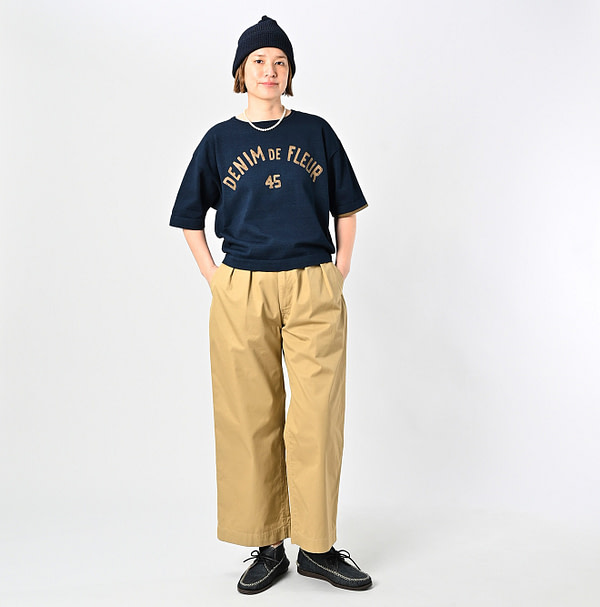 Indigo Knitsew 908 T-shirt Female Model
