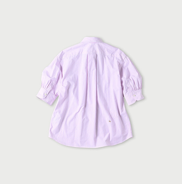 Compact Damp Half Sleeve Coupe Shirt Back