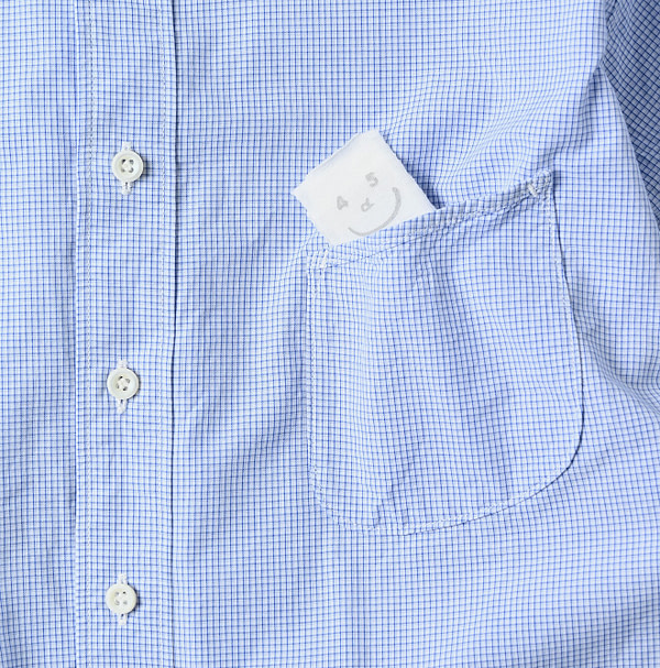 Compact Damp 908 Ocean Button Down Shirt Detail