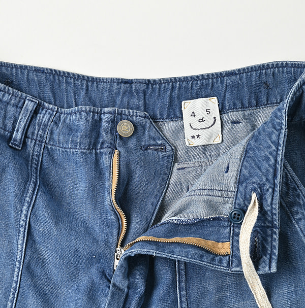 Mon-petit Denim 908 Baker Pants Tan Detail