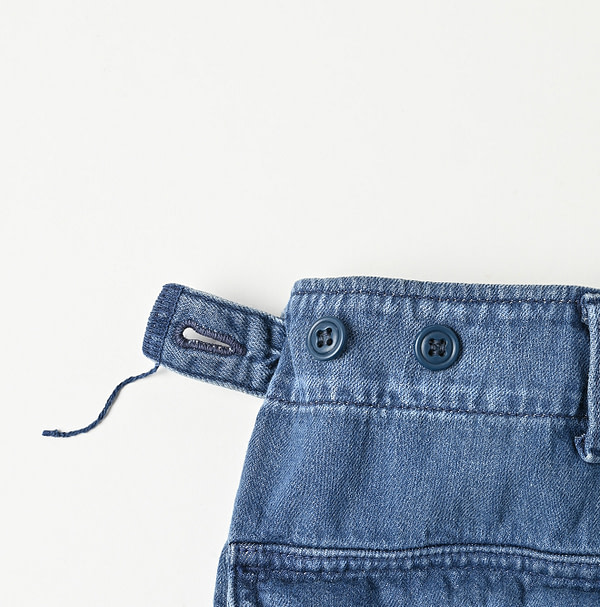 Mon-petit Denim 908 Baker Pants Tan Detail