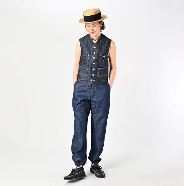 Mon-petit Denim 908 Neem Pants Nou Female Model