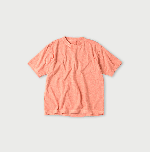 Plant Dyed Tenjiku 908 Ocean T-shirt Tulip