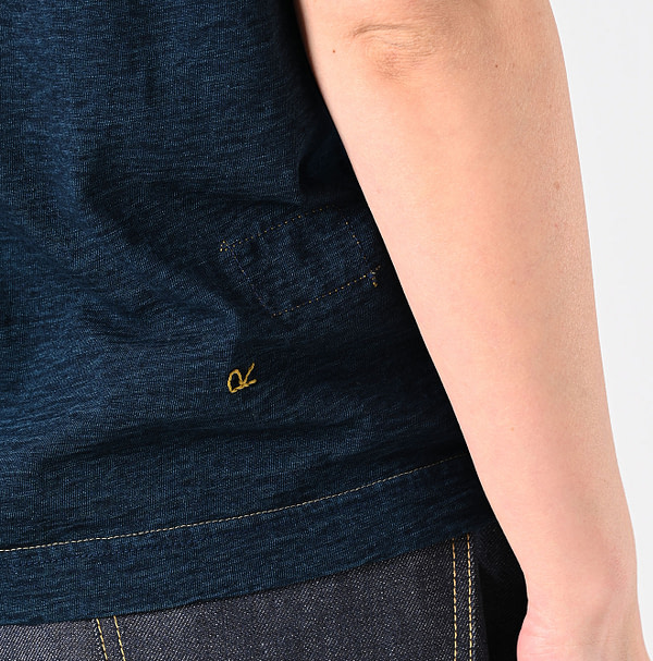 Indigo Tenjiku 908 45 Star T-shirt Nou Detail