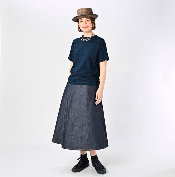 Indigo Tenjiku 908 45 Star T-shirt Nou Female Model
