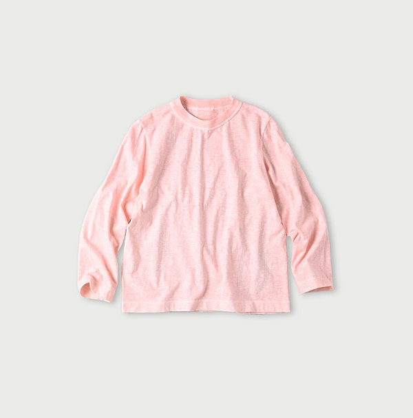 Plant Dyed Tenjiku Square T-shirt Cherry Blossom