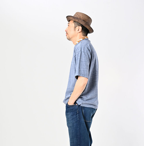 Top Tenjiku Big Slit T-shirt Male Model