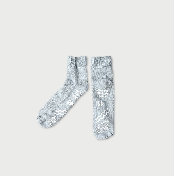 Plant Dyed Dozume Short Socks Violet