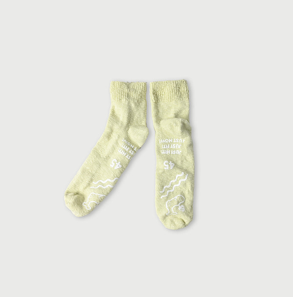 Plant Dyed Dozume Short Socks Clover