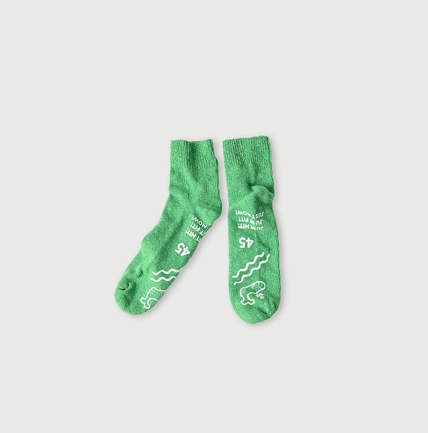 Plant Dyed Dozume Short Socks Cabbage