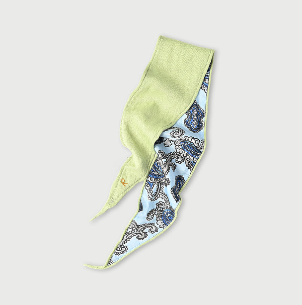 Silk x Super Gauze Hair Band Pale Green