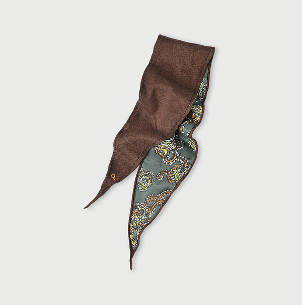 Silk x Super Gauze Hair Band Brown