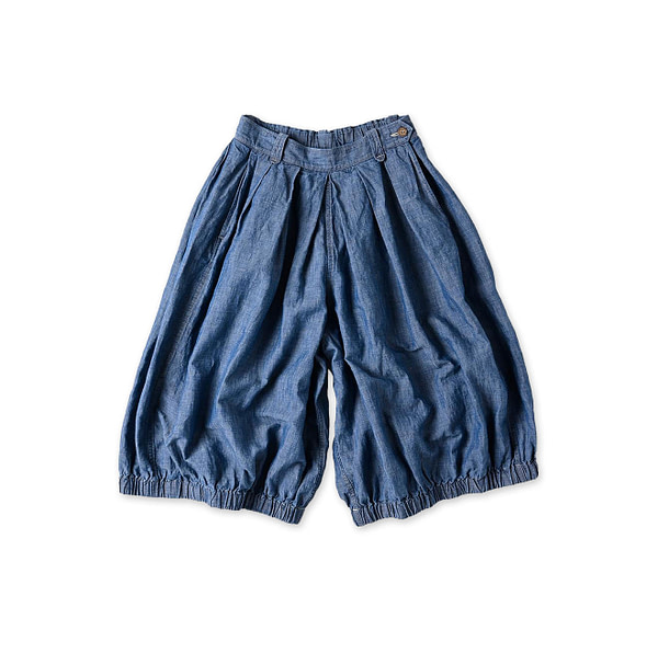 Cotton Linen Ruri Dungaree Bloomer Pants Zyu