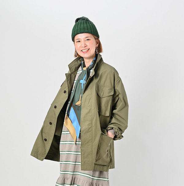 PEPE Bird Silk Kelp Female Model