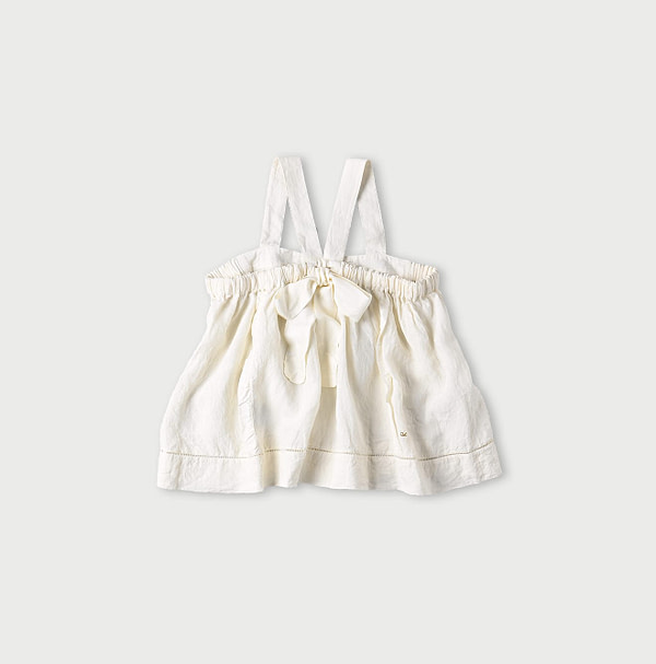 Indian Linen Beads Embroidery Camisole Back