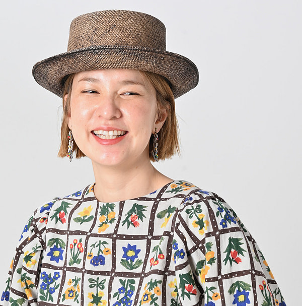Khadi Fleur Chambre Print Puff Blouse Detail