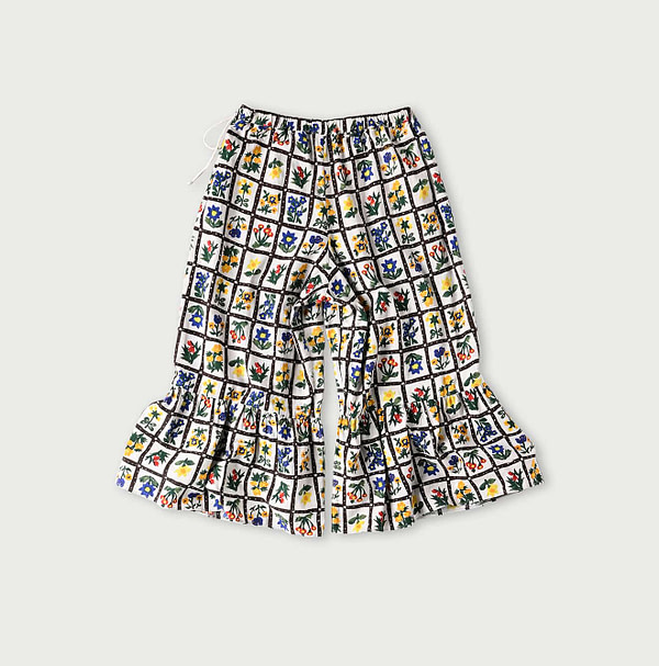 Khadi Fleur Chambre Print Rapper Pants Back