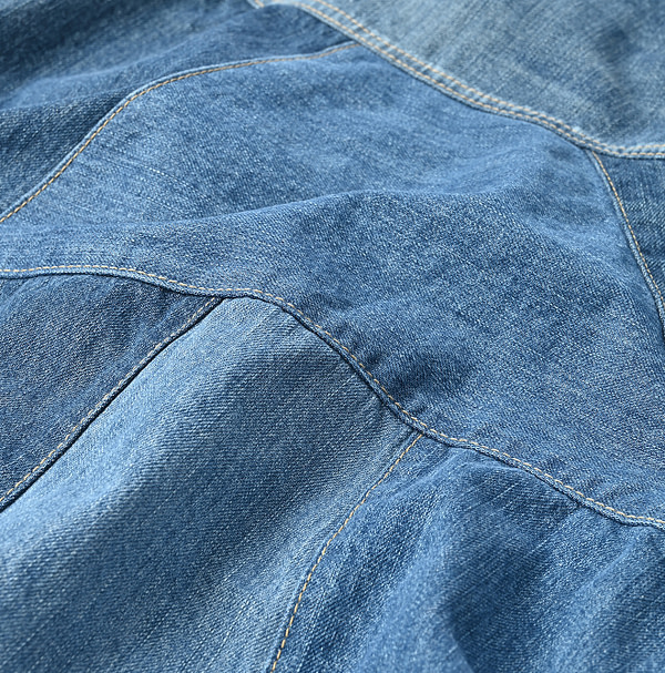 Rye Mugi Denim Charlotte Patchwork Skirt Syou Detail