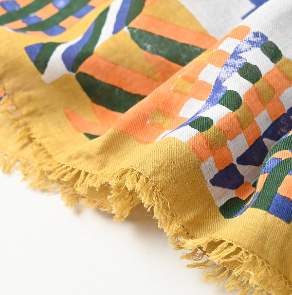Aya Fleur Chambre Print Furoshiki Detail