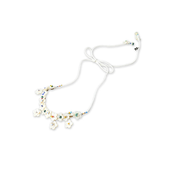 Shell de Fleur Choker Off White
