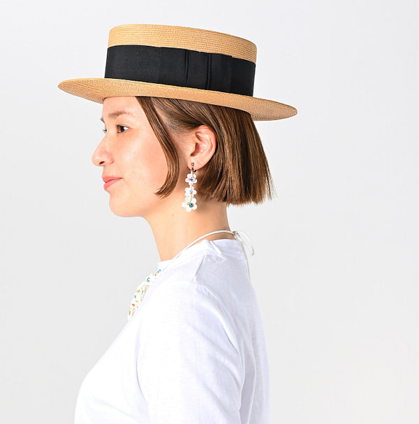 Shell de Fleur Earrings Female Model
