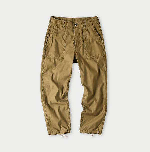 Thin Back Satin 908 Baker Pants Khaki