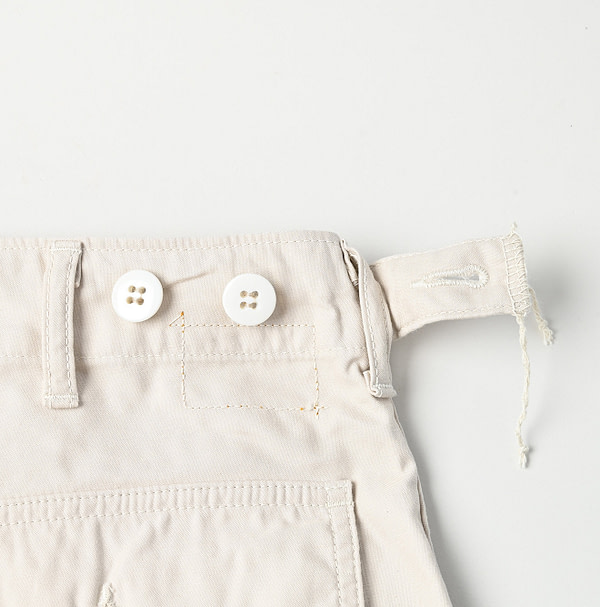 Thin Back Satin 908 Baker Pants Detail