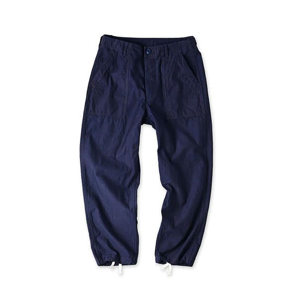 Indigo Thin Back Satin 908 Baker Pants