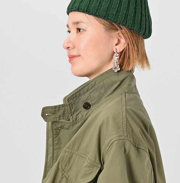 Rip Stop R45 Jacket Gray Detail