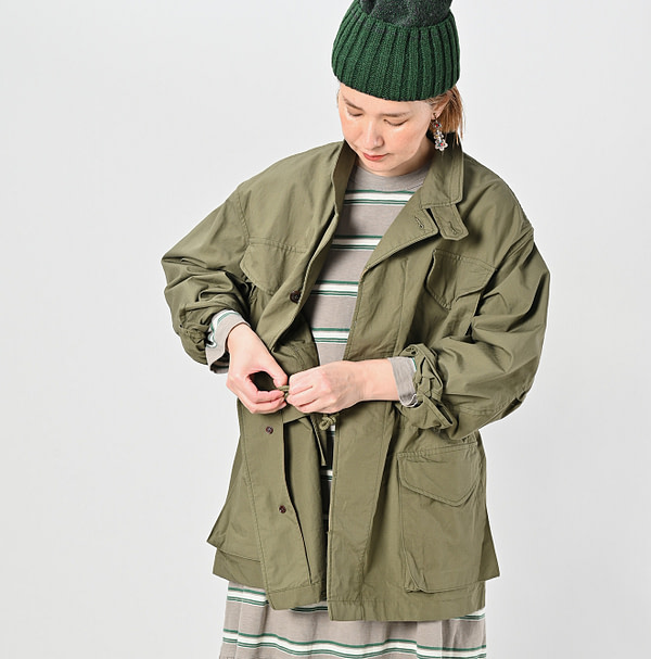 Rip Stop R45 Jacket Gray Detail