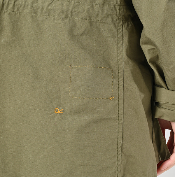 Rip Stop R45 Jacket Gray Detail