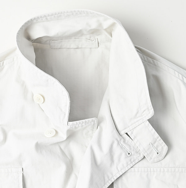 Rip Stop R45 Jacket Gray Detail