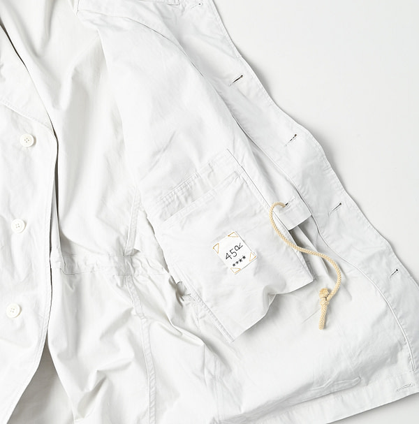Rip Stop R45 Jacket Gray Detail