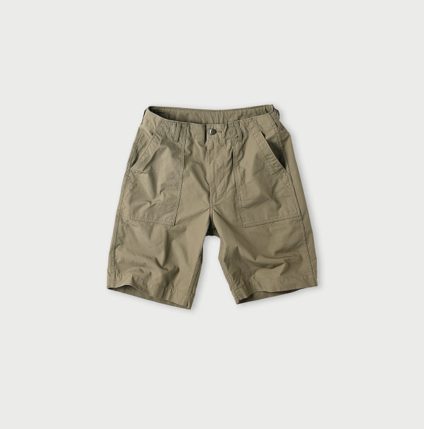 Ripstop 908 Baker Short Pants Gray Khaki