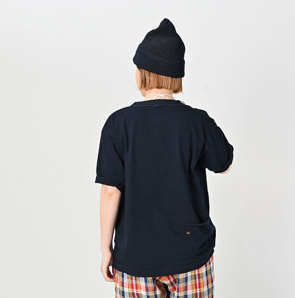Indigo Tenjiku 908 Ocean T-shirt Female Model