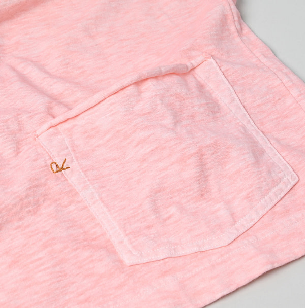 Sakura Dyed 908 Ocean T-shirt Detail