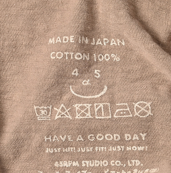 4545 Tenjiku 908 V-neck T-shirt Detail