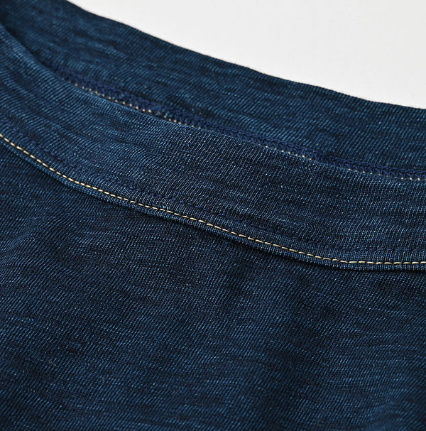 Indigo Tenjiku 45 Star Half Sleeve Dress Detail